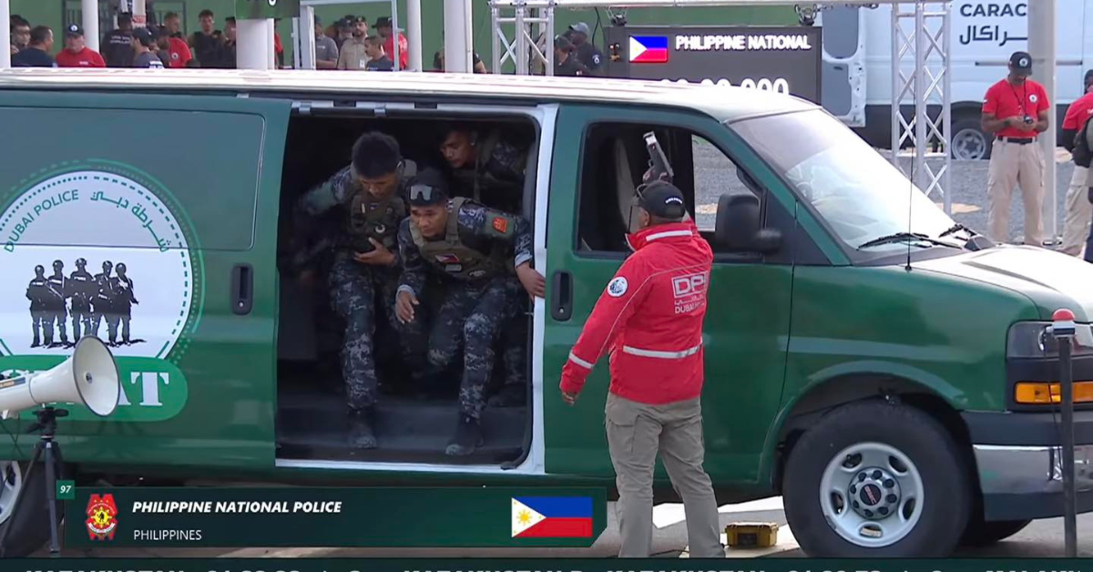 Philippine Police Improves Global Ranking at UAE SWAT Challenge