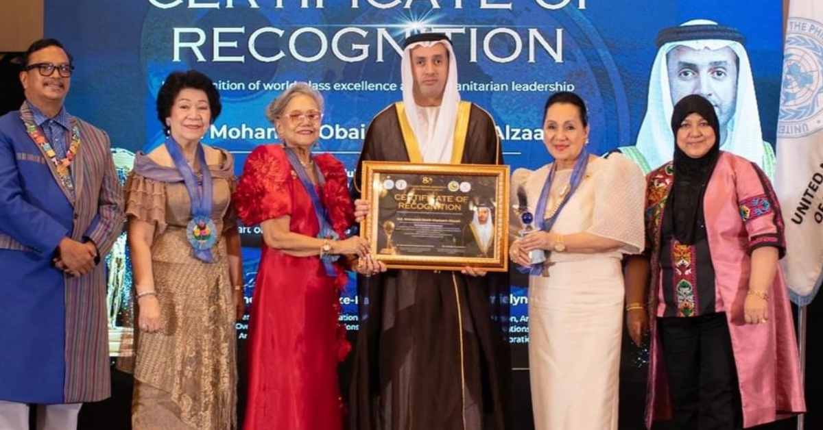 Посол ОАЭ на Филиппинах назван Послом Доброй Воли за Мир