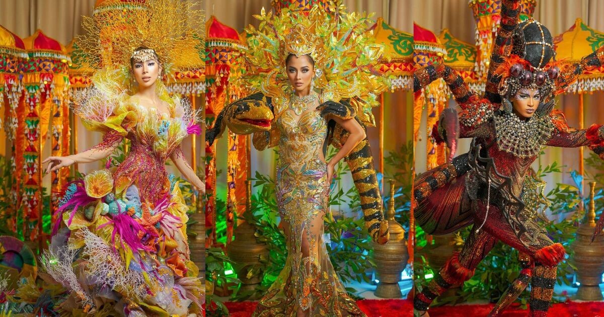 Miss Universe Philippines объявляет топ-3 победителей в номинации Лучший национальный костюм 2024