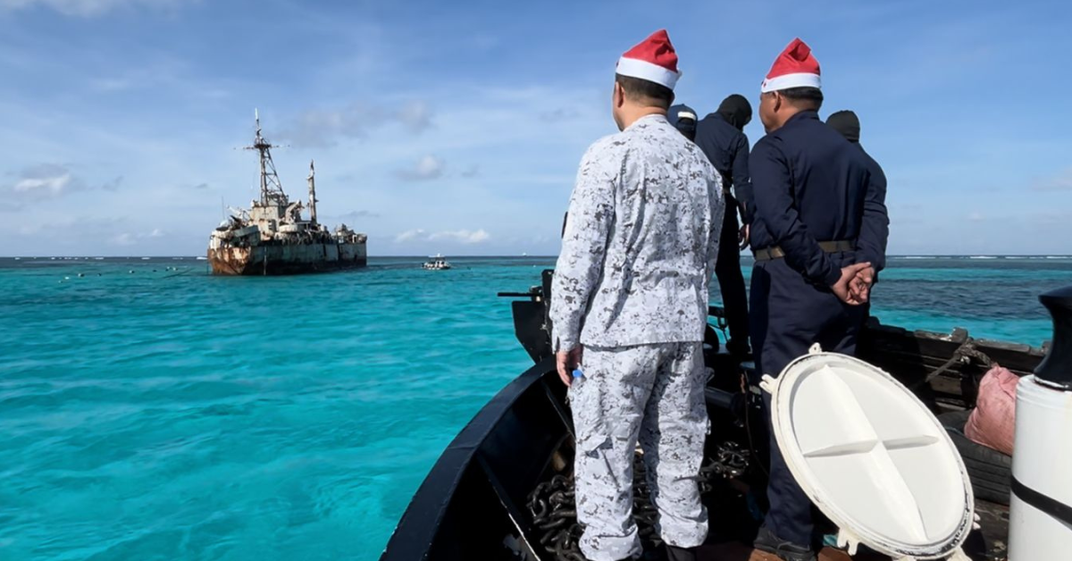 AFP Supports Filipino Troops in West Philippine Sea with Christmas Mission