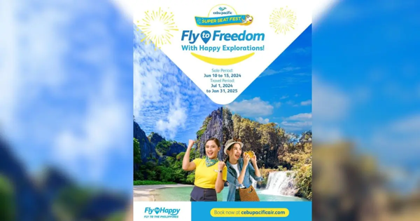 Cebu Pacific Super Seat Fest: Летите на Филиппины за 1 дирхам!