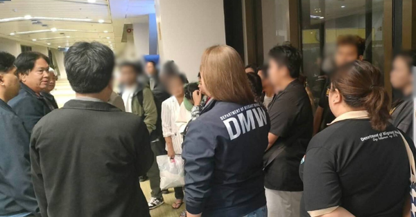 35 trabajadores filipinos regresan de Camboya