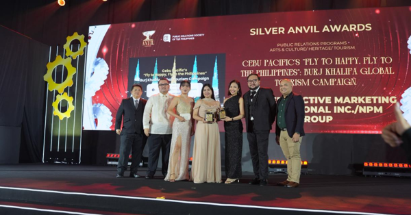 Cebu Pacific’s Historic Burj Khalifa Campaign Wins Double ANVIL Award