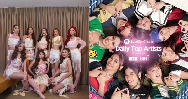 BINI обогнала Тейлор Свифт как самый популярный артист дня на Spotify в Филиппинах