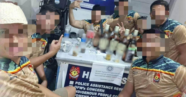 Philippine Police Officers Relieved for Drinking on Duty